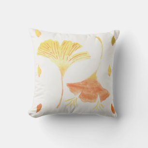 Japanese Flower Pattern Pillow – Graceful Blooms