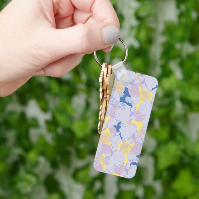 Japanese flowers key ring (Hand)