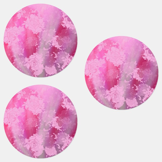 Japanese flowers pink patterns (Group)