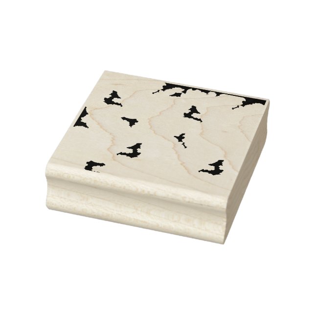 Japanese flowers rubber stamp (Stamp)