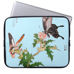 JAPANESE FLOWERS WITH BUTTERFLIES Electronics Bag