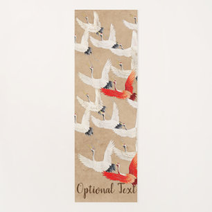 Japanese Flying Cranes Yoga Mat
