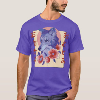 Japanese Fo Flower Aesthetic Premium  T-Shirt