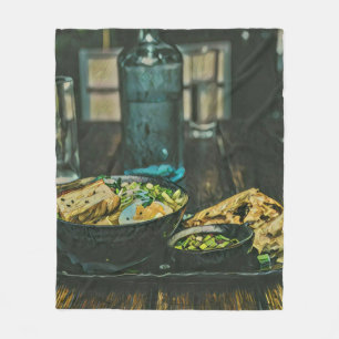 Japanese Food Art Fleece Blanket