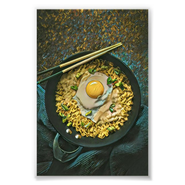 Japanese Food Art Photo Print (Front)