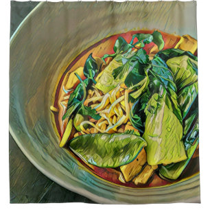 Japanese Food Art Shower Curtain