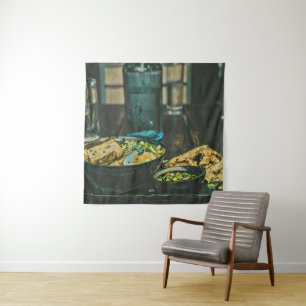 Japanese Food Art Tapestry