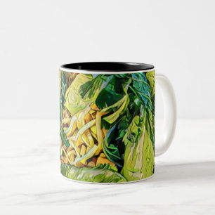 Japanese Food Art Two-Tone Coffee Mug