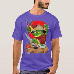 Japanese Food I Maki Lover I Samurai Sushi Chamele T-Shirt