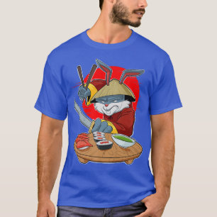 Japanese Food I Maki Lover I Samurai Sushi Rabbit  T-Shirt