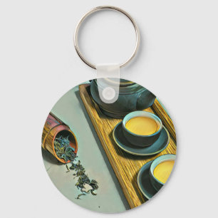 Japanese food lover key ring
