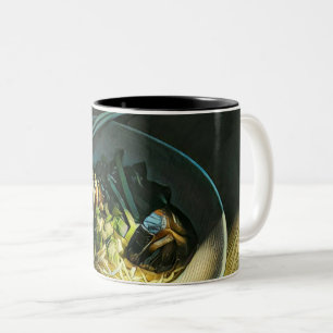 Japanese Food Lovers Two-Tone Coffee Mug