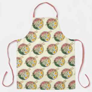 Japanese Food Pork Ramen Noodle Soup Foodie Apron
