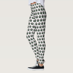 Japanese Food Spicy Tuna Sushi Roll Print Leggings