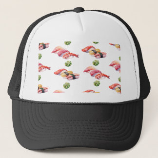Japanese food sushi and nigiri trucker hat
