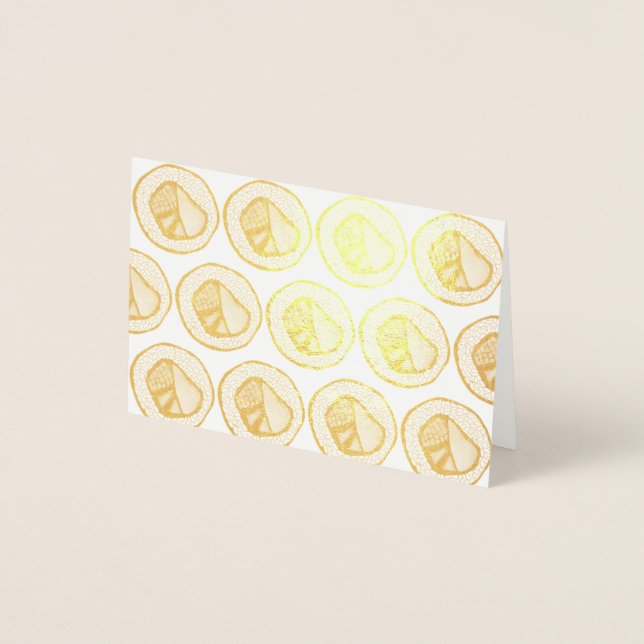 Japanese Food Sushi California Roll Japan Foodie Foil Card (Front)