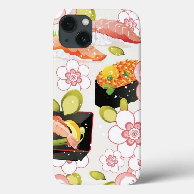 Japanese Food: Sushi Pattern 2 Case-Mate iPhone Case (Back)