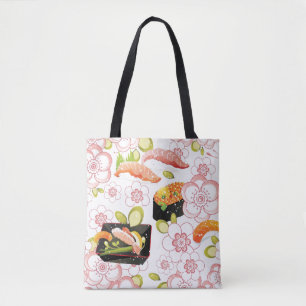 Japanese Food: Sushi Pattern 2 Tote Bag