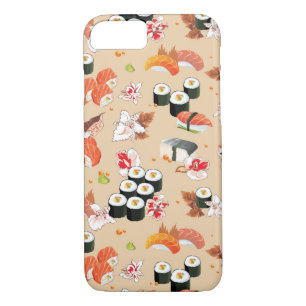 Japanese Food: Sushi Pattern 3 iPhone 8/7 Case