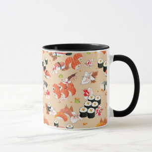 Japanese Food: Sushi Pattern 3 Mug