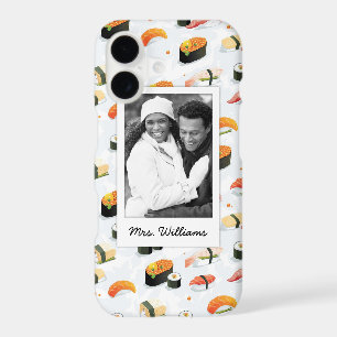 Japanese Food Sushi Pattern Add Your Photo