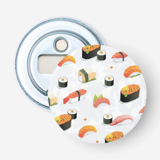 Japanese Food: Sushi Pattern Bottle Opener (Front)