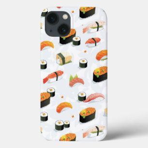 Japanese Food: Sushi Pattern iPhone 13 Case