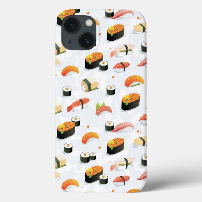 Japanese Food: Sushi Pattern Case-Mate iPhone Case (Back)