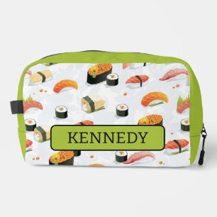Japanese Food: Sushi Pattern Dopp Kit