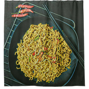 Japanese Foodie lovers Shower Curtain