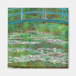 Japanese Footbridge, 1899 by Claude Monet Magnet