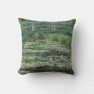 Japanese Footbridge Claude Monet French Art Cushion