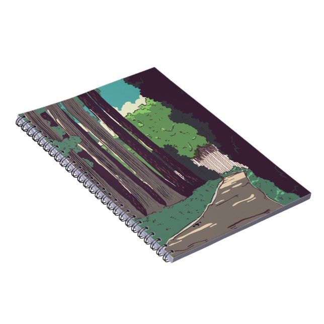 Japanese Forest Notebook (Right Side)
