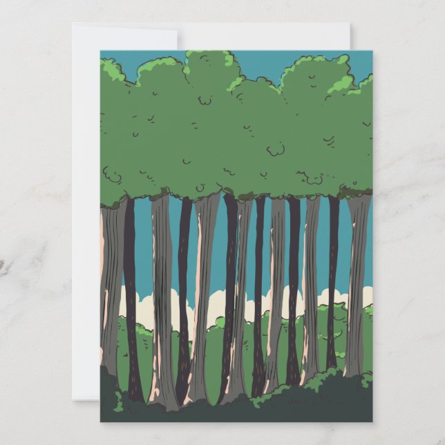 Japanese Forest trees (Front)