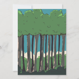 Japanese Forest trees