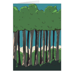 Japanese Forest trees