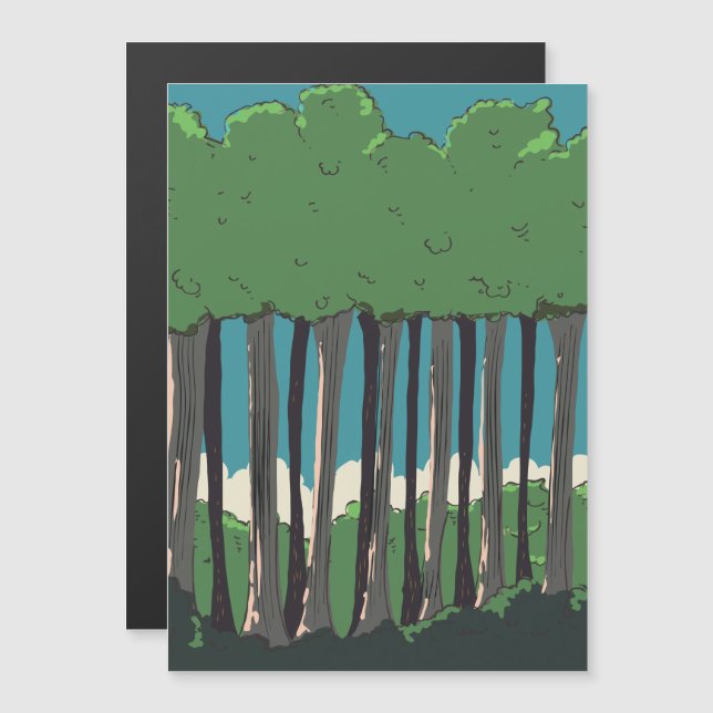 Japanese Forest trees (Front/Back)