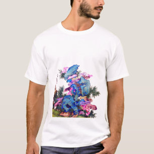 Japanese Fungus On Bamboo by Hayashi Rōen T-Shirt