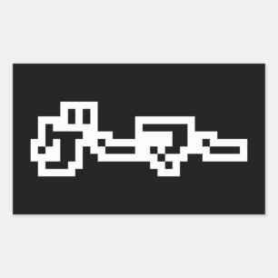 Japanese Gamer ゲーマー Japan Language Nihongo Rectangular Sticker