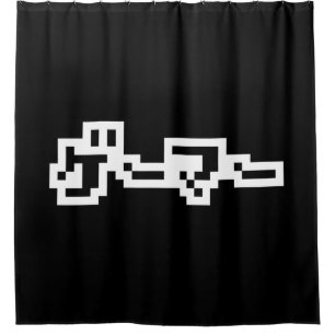 Japanese Gamer ゲーマー Japan Language Nihongo Shower Curtain