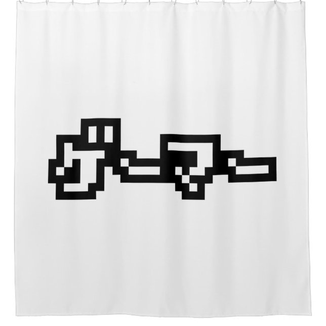 Japanese Gamer ゲーマー Japan Language Nihongo Shower Curtain (Front)