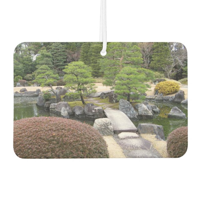 Japanese Garden 日本庭園 Car Air Freshener (Front)