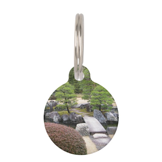 Japanese Garden 日本庭園 Pet Tag (Front)