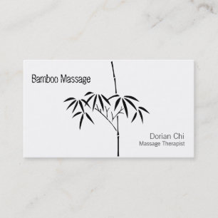Japanese Garden Bamboo Business Card