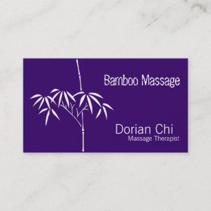 Japanese Garden Bamboo Business Card