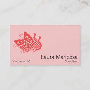 Japanese Garden Butterfly Business Card
