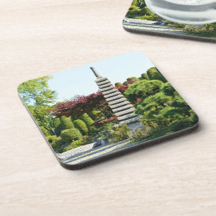 Japanese Garden Cork Coaster