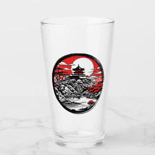 Japanese garden glass