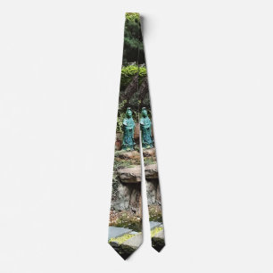 Japanese Garden in Autumn Tie