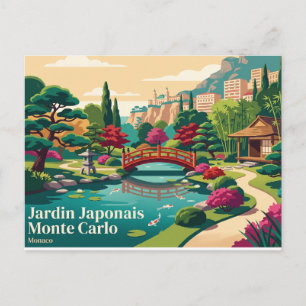 Japanese Garden (Jardin Japonais), Monte Carlo Postcard
